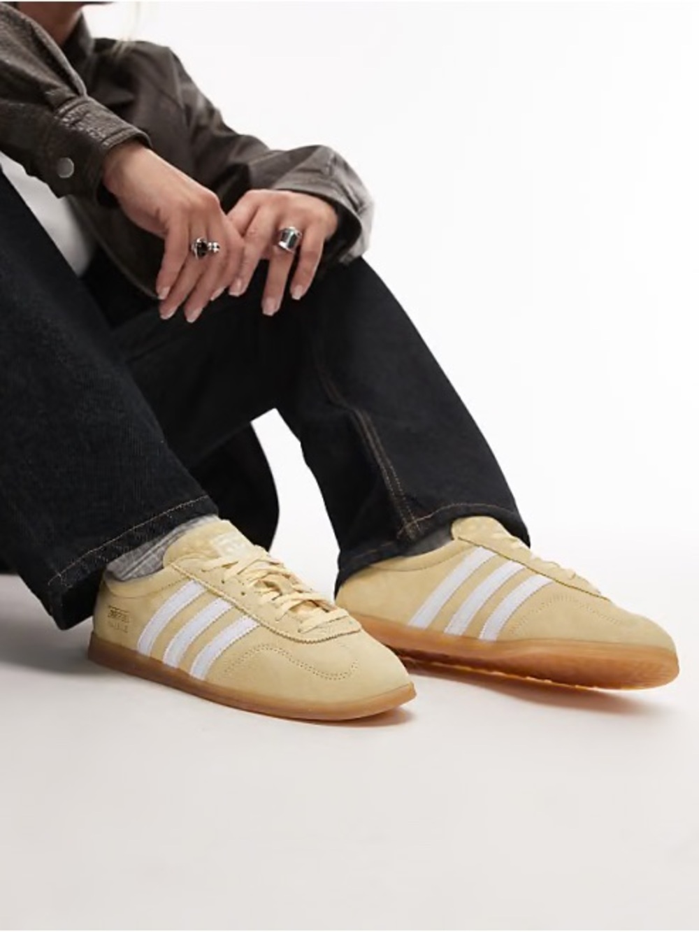 adidas Originals Gazelle Lo Pro in Almost Yellow & Cloud White